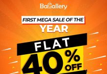 Bagallery brings the 1st Mega Sale of the Year: Flat 40% & above Bagallery brings the 1st Mega Sale of the Year: Flat 40% & above