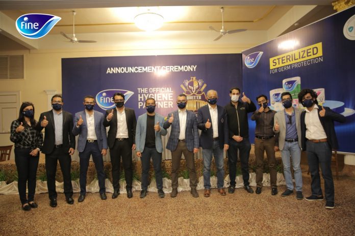 Fine Wellness Pakistan becomes Official Hygiene Partner of the Quetta Gladiators