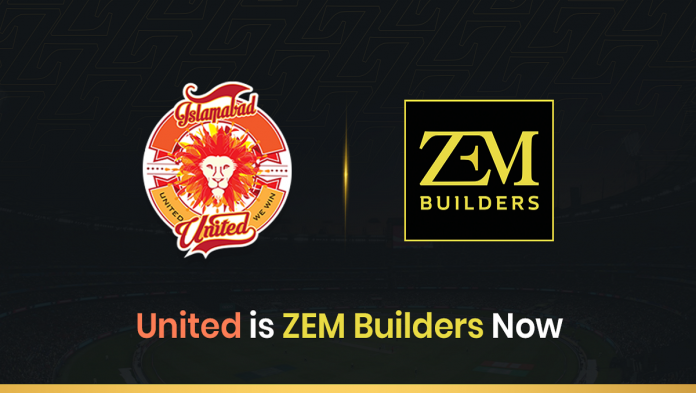 Zem Builders join hands with Islamabad United for PSL6
