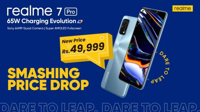 Get ready to get your Realme 7 Pro with 65W SuperDart charge now offered for PKR 49,999 only in Pakistan