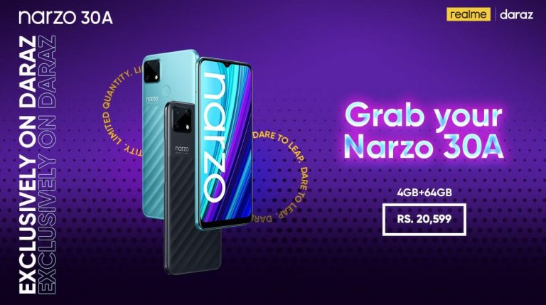 Realme Launches Gaming Beast Narzo 30A with MediaTek Helio G85 processor and 6000mAh Battery