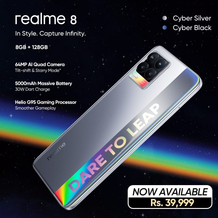 Realme 8, The Gaming Beast is Now Available Across Pakistan