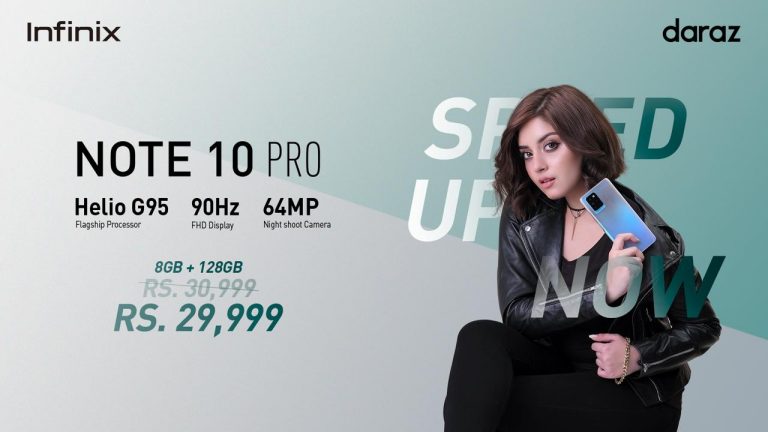 Infinix NOTE10 Pro launched with Flagship MediaTek Helio G95 and 90Hz display