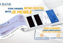 JS Bank Launches Pakistan’s First-Ever ‘Digital Cheque Service’ JS Bank Launches Pakistan’s First-Ever 'Digital Cheque Service'