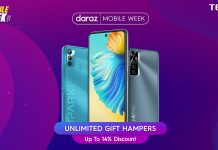 TECNO brings exciting discount offers on Daraz Mobile Week 2021 TECNO brings exciting discount offers on Daraz Mobile Week 2021