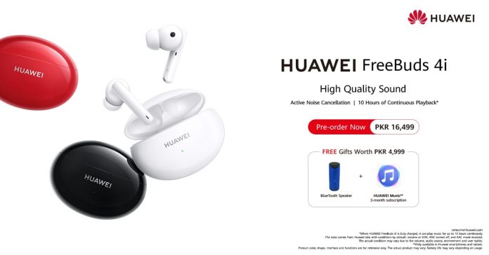 HUAWEI FreeBuds 4i Pre-bookings is now Open all over Pakistan
