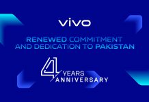 VIVO Marks 4th Anniversary with Renewed Commitment & Dedication to Pakistan VIVO Marks 4th Anniversary with Renewed Commitment & Dedication to Pakistan