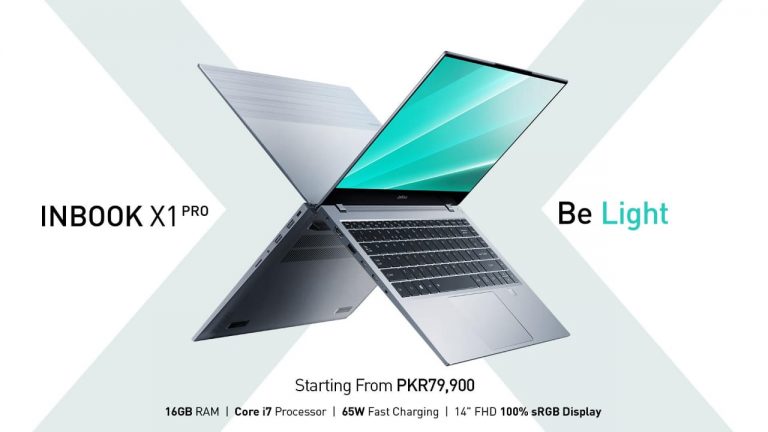 Get ready to “Be Light”, Infinix INBook X1 series announced in Pakistan
