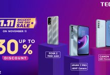 TECNO brings massive discounts on Daraz 11.11 sale 2021 TECNO brings massive discounts on Daraz 11.11 sale 2021