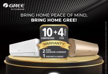 Gree offers 10 years of peace of mind