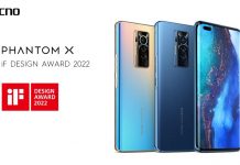 iF DESIGN AWARD 2022; TECNO Phantom X and CAMON 19 Pro Win awards for outstanding product design