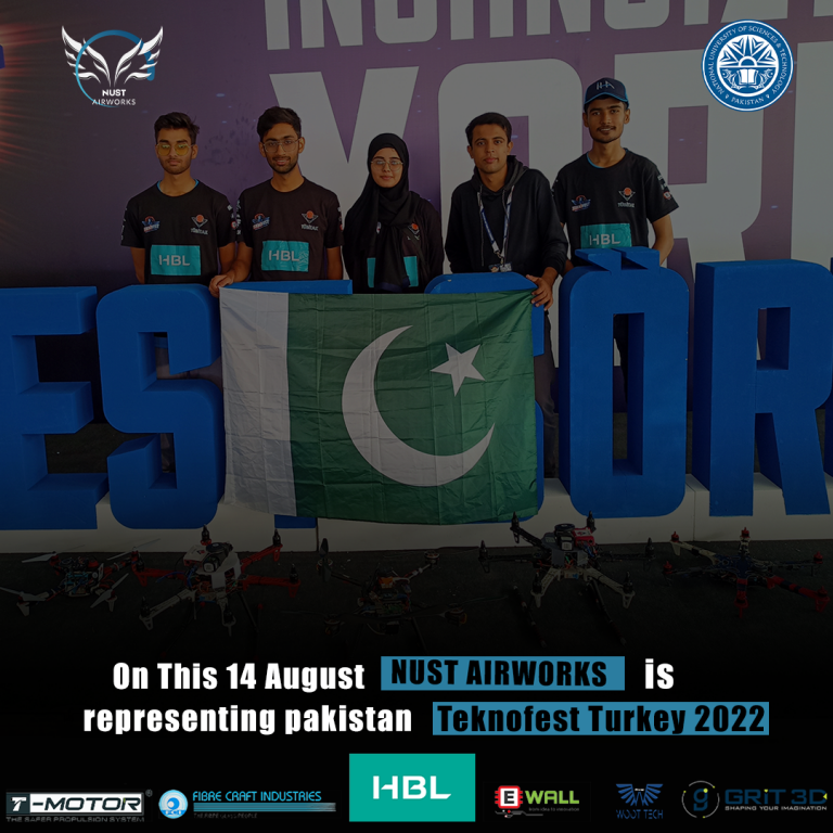 NUST Airworks's participates in Teknofest 2022 with decentralized drones