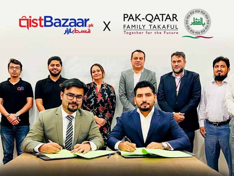 QistBazaar.pk & Pak-Qatar Family Takaful Sign an MoU to provide FREE Accidental Life Takaful Coverage to Qist Bazaar Customers