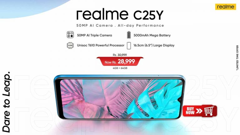realme C25Y is Making Waves in the Market with a Brand New Price of PKR 28,999/-