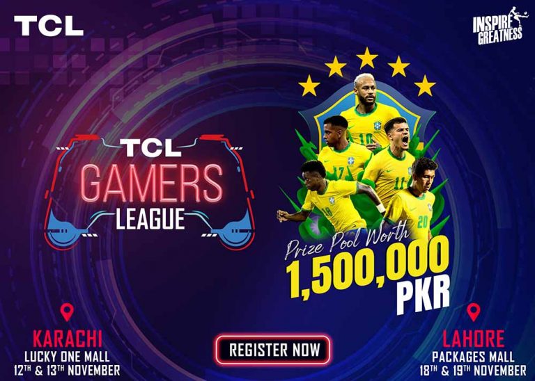 Gamers, Be Ready! As TCL Brings the Biggest eSports Football Gaming Competition with a massive prize of over PKR. 1.5 million