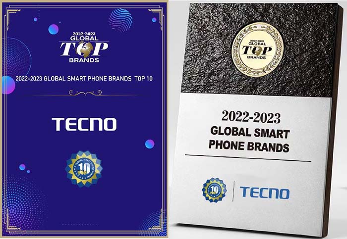 TECNO Acknowledged as Global Top Brand by CES 2022-2023-2