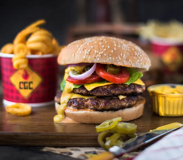 Char-Grilled Central burger islamabad