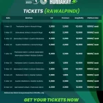 PSL 8 Ticket Prices Rawalpindi