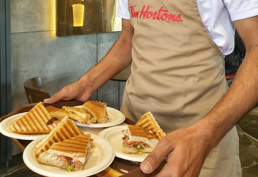 Tim Hortons sandwiches