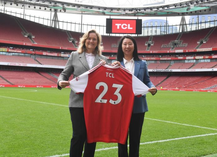 TCL partners with Arsenal