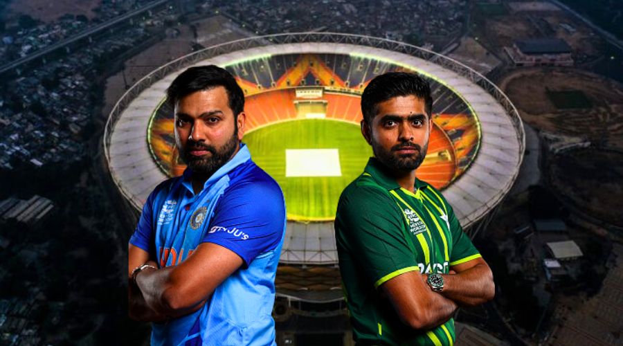 Pakistan vs India World Cup Match at Narendra Modi Stadium