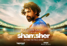 First Look Unveiled: Farhan Saeed in Upcoming tapmad Original ‘Shamsher’, to air on tapmad Entertainment. First Look Unveiled: Farhan Saeed in Upcoming tapmad Original ‘Shamsher’, to air on tapmad Entertainment.