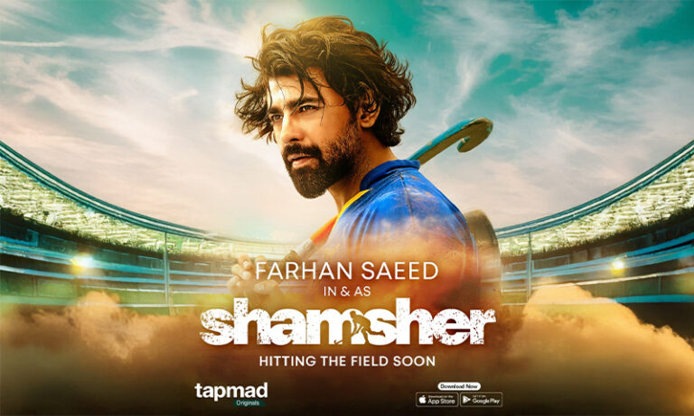 First Look Unveiled: Farhan Saeed in Upcoming tapmad Original ‘Shamsher’, to air on tapmad Entertainment.