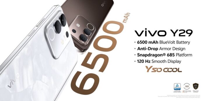Vivo Y29 Launched in Pakistan with Massive 6500mAh Battery