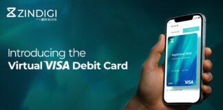 Zindigi Now Introduced Virtual Visa Debit Card for Instant Transactions Zindigi Now Introduced Virtual Visa Debit Card for Instant Transactions