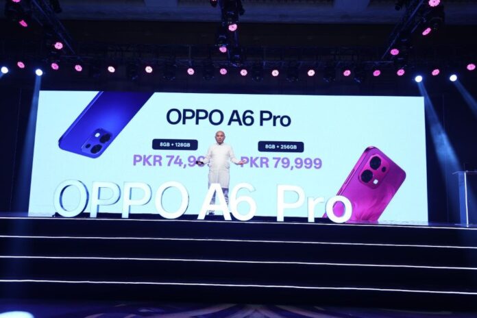 OPPO A6 Pro unveiled in Pakistan, offering big 7000mAh battery and top-notch smooth multitasking