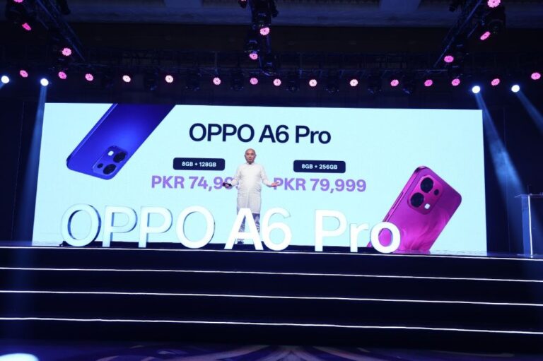 OPPO A6 Pro unveiled in Pakistan, offering big 7000mAh battery and top-notch smooth multitasking
