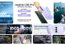 Realme C85 Pro Debuts in Pakistan with 7000mAh Battery, 4000nit Sunlight-Proof Display, and IP69 Pro Durability Realme C85 Pro Debuts in Pakistan with 7000mAh Battery, 4000nit Sunlight-Proof Display, and IP69 Pro Durability
